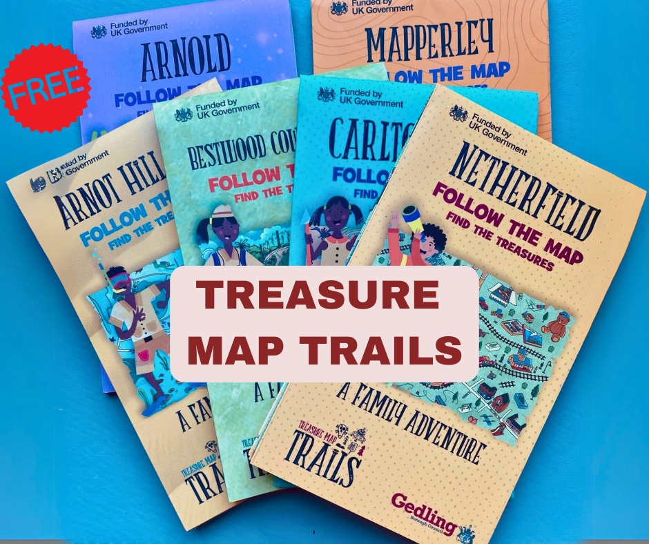 Six treasure trail maps